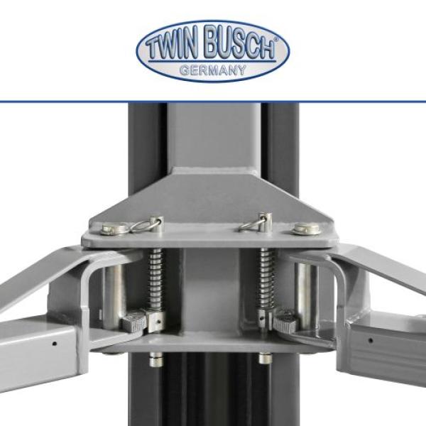 Twin Busch 2-Säulen-Hebebühne 4.2t – Basic-Line – automatische Entriegelung TW242E Grey Line